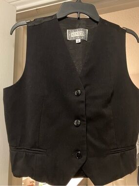 Ninety Women's Black Tailored Vest